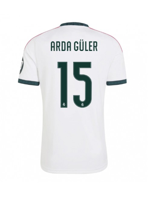 Real Madrid Arda Guler #15 Replika Hemmakläder 2026-27 Kortärmad Real Madrid Arda Guler #15 Replika Hemmakläder 2026-27 Kortärmad
